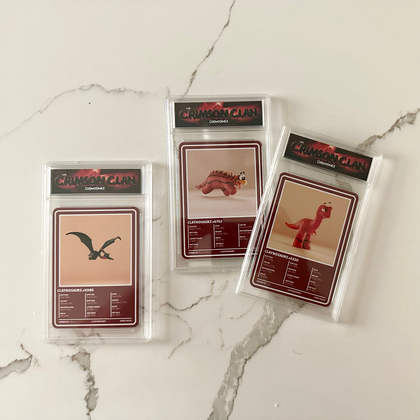 Physical NFT Common Trading Card Slab