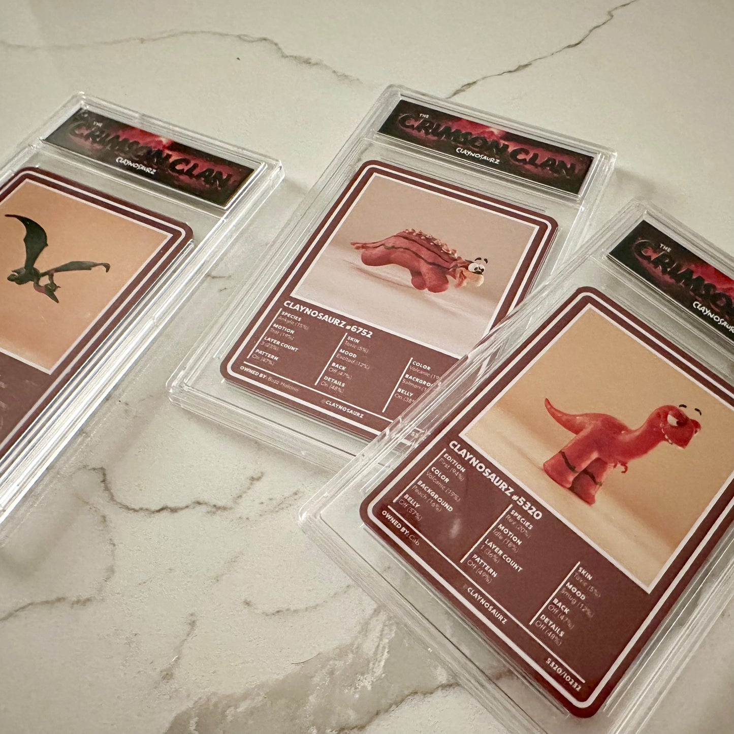 Physical NFT Common Trading Card Slab