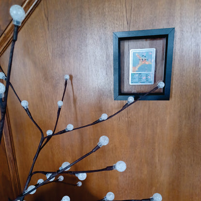 NFT Foil Trading Card Slab in Floating Frame Display