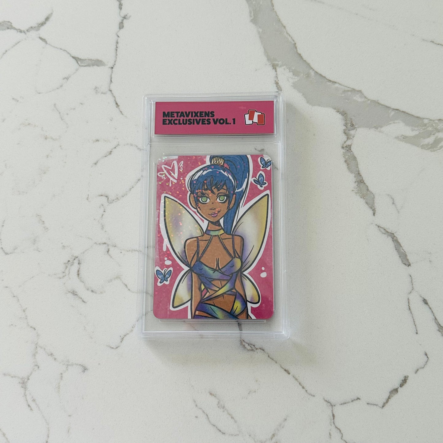 Physical NFT Foil Trading Card Slab-Full Art Style