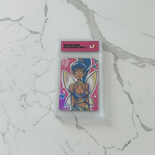 Physical NFT Foil Trading Card Slab-Full Art Style