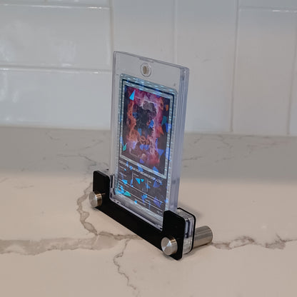 NFT Foil Trading Card Slab with Chrome and Acrylic Display Stand-Magnetic Slab