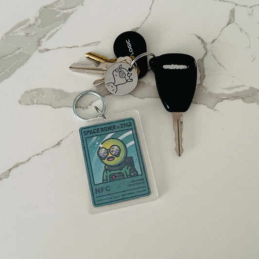 NFT Keychain-Equipped with an NFC Tag