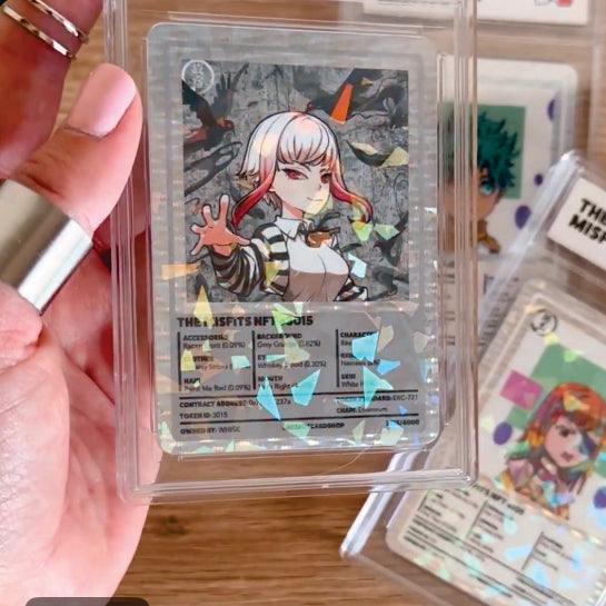 Physical NFT Foil Trading Card Slab
