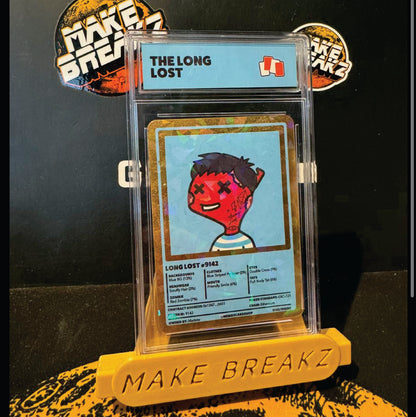 Physical NFT Foil Trading Card Slab