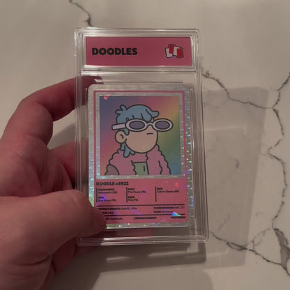 Physical NFT Foil Trading Card Slab